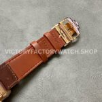 MG Factory Jaeger-LeCoultre Reverso Double-Sided Dual Time Zone Q396245J 29mm Rose Gol (4) MG Factory Jaeger-LeCoultre Reverso Double-Sided Dual Time Zone Q396245J 29mm Rose Gold Leather Strap Grey Dial