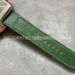 MG Factory Jaeger-LeCoultre Reverso Double-Sided Dual Time Zone Q397843J 29mm Steel Leath (3) MG Factory Jaeger-LeCoultre Reverso Double-Sided Dual Time Zone Q397843J 29mm Steel Leather Strap Green Dial
