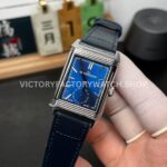 MG Factory Jaeger-LeCoultre Reverso Double-Sided Dual Time Zone Q3988481 29mm Steel Leather Strap Blue Dial (6) MG Factory Jaeger-LeCoultre Reverso Double-Sided Dual Time Zone Q3988481 29mm Steel Leather Strap Blue Dial