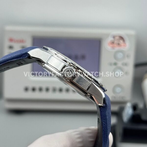 NEW Factory Roger Dubuis Excalibur Spider Tourbillon RDDBEX0838 42mm White Gold Rubber Strap Blue Dial