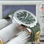 PPM Factory Patek Philippe Aquanaut 5261 40mm Steel Green Rubber Strap Green Dial (3) PPM Factory Patek Philippe Aquanaut 5261 40mm Steel Green Rubber Strap Green Dial