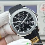 PPM Factory Patek Philippe Aquanaut 5261A-001 40mm Steel Black Rubber Strap Black Dial