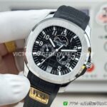 PPM Factory Patek Philippe Aquanaut 5261A-001 40mm Steel Black Rubber Strap Black Dial