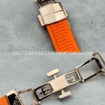 PPM Factory Patek Philippe Aquanaut 5261R 40mm Rose Glod Orange Rubber Strap Brown Dial (8) PPM Factory Patek Philippe Aquanaut 5261R 40mm Rose Glod Orange Rubber Strap Brown Dial