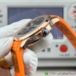 PPM Factory Patek Philippe Aquanaut 5261R 40mm Rose Glod Orange Rubber Strap Brown Dial (9) PPM Factory Patek Philippe Aquanaut 5261R 40mm Rose Glod Orange Rubber Strap Brown Dial