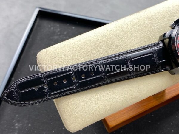 TW Factory Jacob &  Co. Casino Tourbillon CA100.40.AA.AA.ABALA 44mm Black Steel Leather Strap Black Dial
