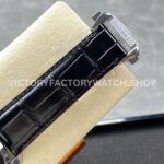 TW Factory Jacob & Co. Casino CA100.40.AA.AA.ABALA 44mm Steel Leather Strap Black Dial