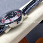 TW Factory Jacob & Co. Casino CA100.40.AA.AA.ABALA 44mm Steel Leather Strap Black Dial