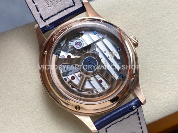 TW Factory Jaeger-LeCoultre Master Calendar Q1552520 39mm Rose Gold Blue Dial (10) TW Factory Jaeger-LeCoultre Master Calendar Q1552520 39mm Rose Gold Leather Strap Blue Dial