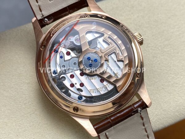 TW Factory Jaeger-LeCoultre Master Calendar Q1552520 39mm Rose Gold Leather Strap Silver Dial