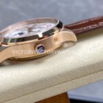 TW Factory Jaeger-LeCoultre Master Calendar Q1552520 39mm Rose Gold Leather Strap Silver Dial