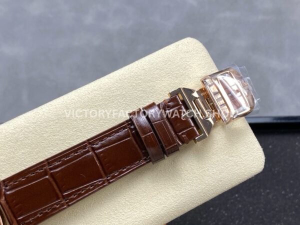 TW Factory Jaeger-LeCoultre Master Calendar Q1552520 39mm Rose Gold Leather Strap Silver Dial