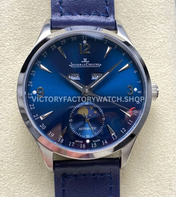 TW Factory Jaeger-LeCoultre Master Calendar Q4148480 39mm Leather Strap Blue Dial