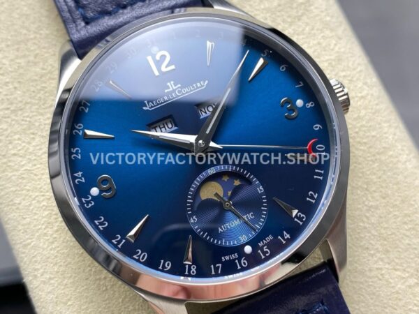TW Factory Jaeger-LeCoultre Master Calendar Q4148480 39mm Leather Strap Blue Dial