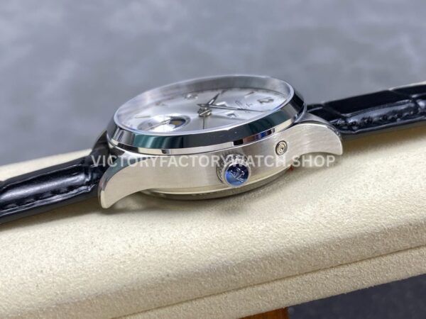 TW Factory Jaeger-LeCoultre Master Calendar Q4148480 39mm Steel Leather Strap White Dial (10) TW Factory Jaeger-LeCoultre Master Calendar Q4148480 39mm Steel Leather Strap White Dial