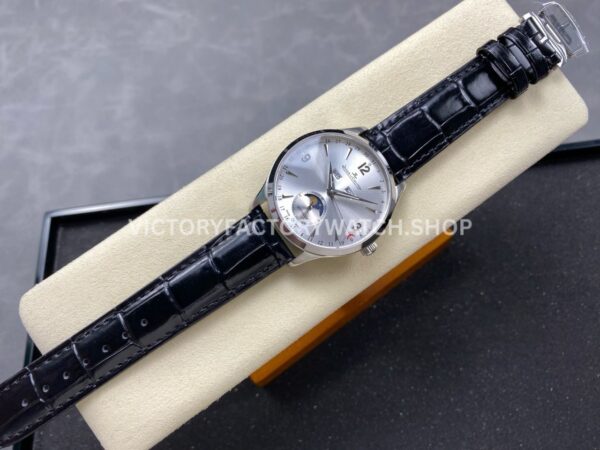 TW Factory Jaeger-LeCoultre Master Calendar Q4148480 39mm Steel Leather Strap White Dial (2) TW Factory Jaeger-LeCoultre Master Calendar Q4148480 39mm Steel Leather Strap White Dial