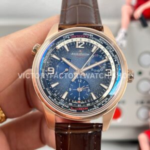 TW Factory Jaeger-LeCoultre Polaris Geographic Wt 42mm Rose Gold Blue Dial (2) TW Factory Jaeger-LeCoultre Polaris Geographic Wt 42mm Rose Gold Blue Dial
