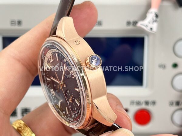 TW Factory Jaeger-LeCoultre Polaris Geographic Wt 42mm Rose Gold Blue Dial