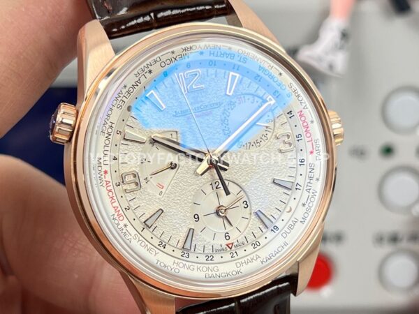 TW Factory Jaeger-LeCoultre Polaris Geographic Wt 42mm Rose Gold White Dial