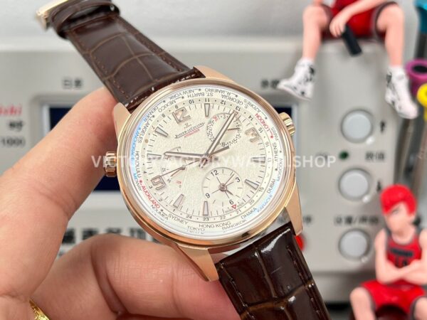 TW Factory Jaeger-LeCoultre Polaris Geographic Wt 42mm Rose Gold White Dial