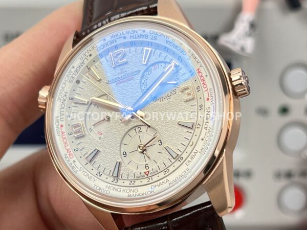 TW Factory Jaeger-LeCoultre Polaris Geographic Wt 42mm Rose Gold White Dial
