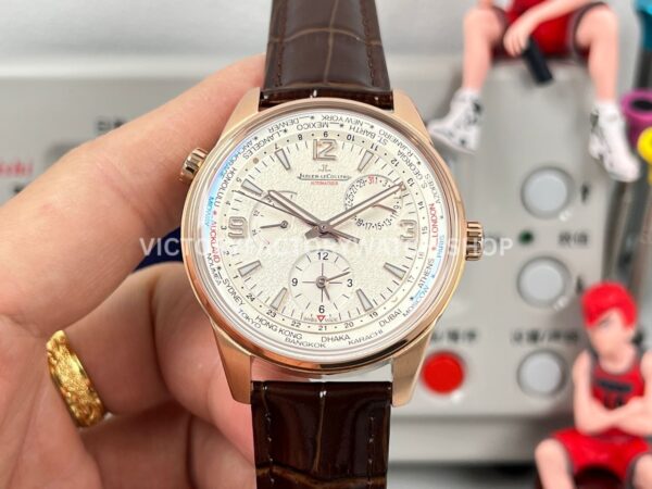 TW Factory Jaeger-LeCoultre Polaris Geographic Wt 42mm Rose Gold White Dial