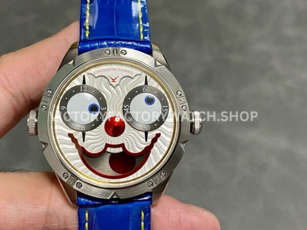 TW Factory Konstantin Chaykin Joker 42mm Steel Leather Strap Joker Face Dial (3) TW Factory Konstantin Chaykin Joker 42mm Steel Leather Strap Joker Face Dial