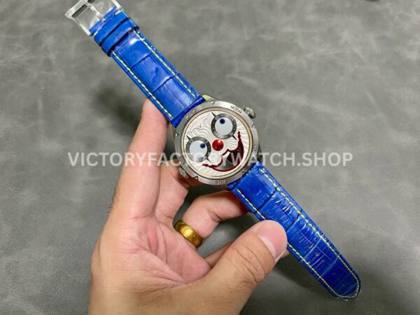 TW Factory Konstantin Chaykin Joker 42mm Steel Leather Strap Joker Face Dial (4) TW Factory Konstantin Chaykin Joker 42mm Steel Leather Strap Joker Face Dial