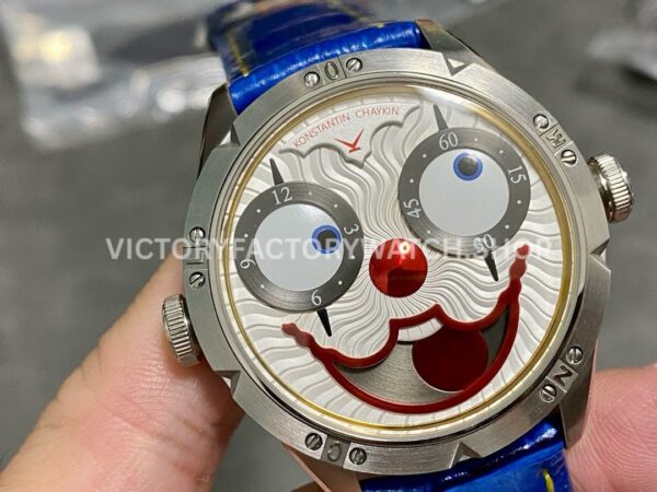 TW Factory Konstantin Chaykin Joker 42mm Steel Leather Strap Joker Face Dial (5) TW Factory Konstantin Chaykin Joker 42mm Steel Leather Strap Joker Face Dial