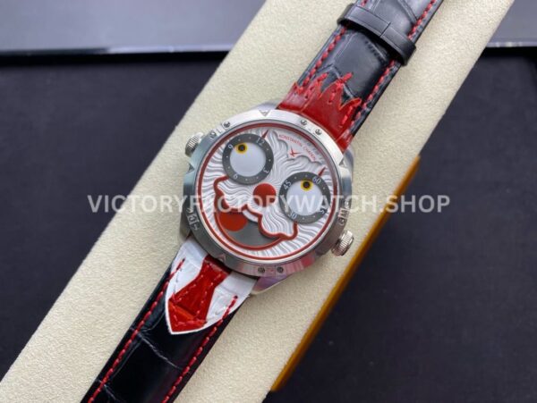 TW Factory Konstantin Chaykin Joker 42mm Steel Leather Strap Joker Face Dial (5) TW Factory Konstantin Chaykin Joker 42mm Steel Leather Strap Joker Face Dial