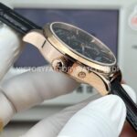 TWA Factory Jaeger-LeCoultre Master Geographic 142.240.927SB 39mm Rose Gold Leather Strap Black Dial (2) TWA Factory Jaeger-LeCoultre Master Geographic 142.240.927SB 39mm Rose Gold Leather Strap Black Dial