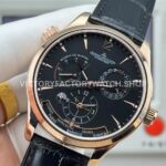 TWA Factory Jaeger-LeCoultre Master Geographic 142.240.927SB 39mm Rose Gold Leather Strap Black Dial (4) TWA Factory Jaeger-LeCoultre Master Geographic 142.240.927SB 39mm Rose Gold Leather Strap Black Dial