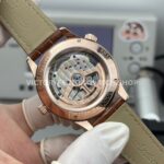 TWA Factory Jaeger-LeCoultre Master Geographic 1422521 39mm Rose Gold Brown Leather Strap Silver Dial (1) TWA Factory Jaeger-LeCoultre Master Geographic 1422521 39mm Rose Gold Brown Leather Strap Silver Dial