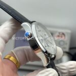 TWA Factory Jaeger-LeCoultre Master Geographic Q1428421 39mm Steel Leather Strap Silver Dial (6) TWA Factory Jaeger-LeCoultre Master Geographic Q1428421 39mm Steel Leather Strap Silver Dial