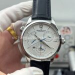 TWA Factory Jaeger-LeCoultre Master Geographic Q1428421 39mm Steel Leather Strap Silver Dial (7) TWA Factory Jaeger-LeCoultre Master Geographic Q1428421 39mm Steel Leather Strap Silver Dial