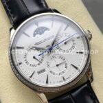 V9 Factory Jaeger-LeCoultre Master Ultra Thin Perpetual 1303501 White Gold Diamond Bezel Silver D (10) V9 Factory Jaeger-LeCoultre Master Ultra Thin Perpetual 1303501 39mm White Gold Diamond Bezel Silver Dial
