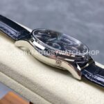 V9 Factory Jaeger-LeCoultre Master Ultra Thin Perpetual 130354j 39mm Steel Leather Strap Grey Dial