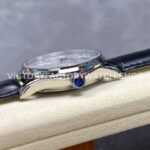 V9 Factory Jaeger-LeCoultre Master Ultra Thin Perpetual Q130842J 39mm Steel Leather Strap Silver Dial