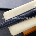 V9 Factory Jaeger-LeCoultre Master Ultra Thin Perpetual Q130842J 39mm Steel Leather Strap Silver Dial