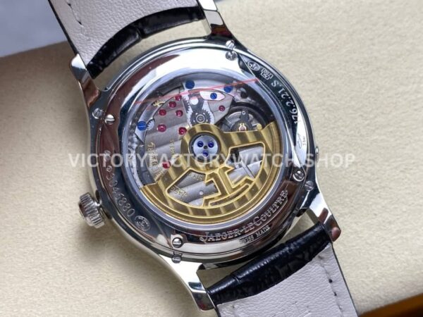 V9 Factory Jaeger-LeCoultre Master Ultra Thin Perpetual Q1308470 39mm Steel Leather Strap Black D (6) V9 Factory Jaeger-LeCoultre Master Ultra Thin Perpetual Q1308470 39mm Steel Leather Strap Black Dial