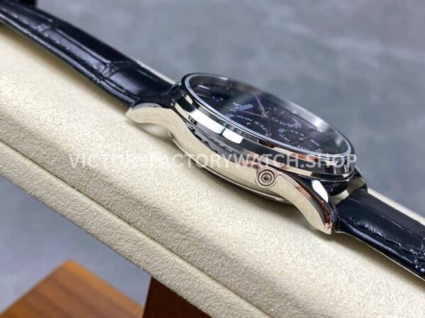 V9 Factory Jaeger-LeCoultre Master Ultra Thin Perpetual Q1308470 39mm Steel Leather Strap Black D (7) V9 Factory Jaeger-LeCoultre Master Ultra Thin Perpetual Q1308470 39mm Steel Leather Strap Black Dial