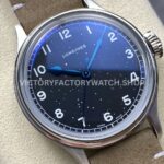 VC+ Factory Longines Heritage L28194932 38.5mm Steel Calf skin Strap Arabic Numerals Black Dial (8) VC+ Factory Longines Heritage L28194932 38.5mm Steel Calf skin Strap Arabic Numerals Black Dial