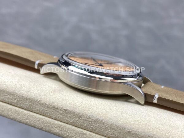 VC+ Factory Longines Heritage L28194932 38.5mm Steel Calf skin Strap Arabic Numerals Champagne Dial