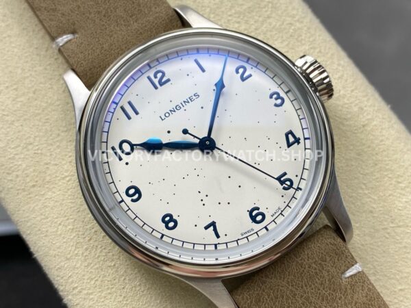 VC+ Factory Longines Heritage L28194932 38.5mm Steel Calf skin Strap Arabic Numerals White Dial (8) VC+ Factory Longines Heritage L28194932 38.5mm Steel Calf skin Strap Arabic Numerals White Dial