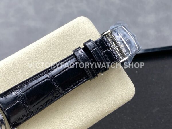 VR Factory Jaeger-LeCoultre Master Ultra Thin Perpetual Q114842J 39mm Steel Leather Strap Silver (9) VR Factory Jaeger-LeCoultre Master Ultra Thin Perpetual Q114842J 39mm Steel Leather Strap Silver Dial