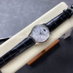 VR Factory Jaeger-LeCoultre Master Ultra Thin Perpetual Q114842J 39mm Steel Leather Strap Silver Dial (2) VR Factory Jaeger-LeCoultre Master Ultra Thin Perpetual Q114842J 39mm Steel Leather Strap Silver Dial