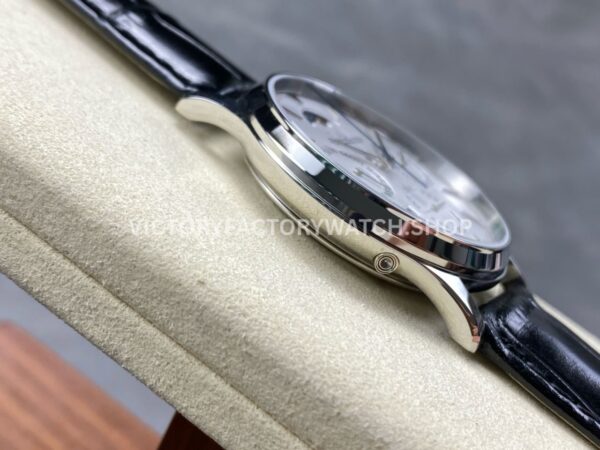 VR Factory Jaeger-LeCoultre Master Ultra Thin Perpetual Q114842J 39mm Steel Leather Strap Silver Dial (8) VR Factory Jaeger-LeCoultre Master Ultra Thin Perpetual Q114842J 39mm Steel Leather Strap Silver Dial