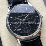 VR Factory Jaeger-LeCoultre Master Ultra Thin Perpetual Q1308470 39mm Steel Leather Strap Black Dial (5) VR Factory Jaeger-LeCoultre Master Ultra Thin Perpetual Q1308470 39mm Steel Leather Strap Black Dial