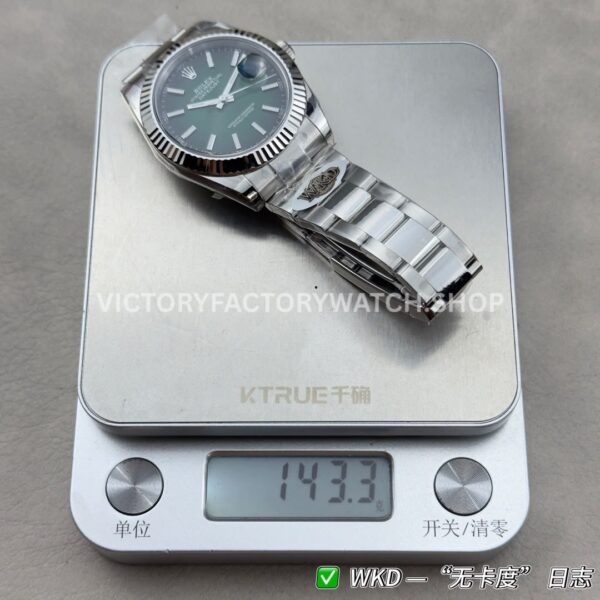 WDK Factory Rolex Datejust 126334-0033 41mm Steel White Rolesor Green Ombré Dial (2) WDK Factory Rolex Datejust 126334-0033 41mm Steel White Rolesor Green Ombré Dial