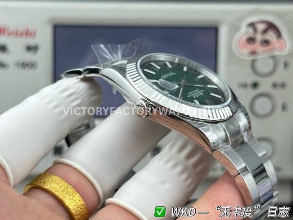 WDK Factory Rolex Datejust 126334-0033 41mm Steel White Rolesor Green Ombré Dial (3) WDK Factory Rolex Datejust 126334-0033 41mm Steel White Rolesor Green Ombré Dial